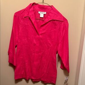 David N Hot Pink Women's Blouse